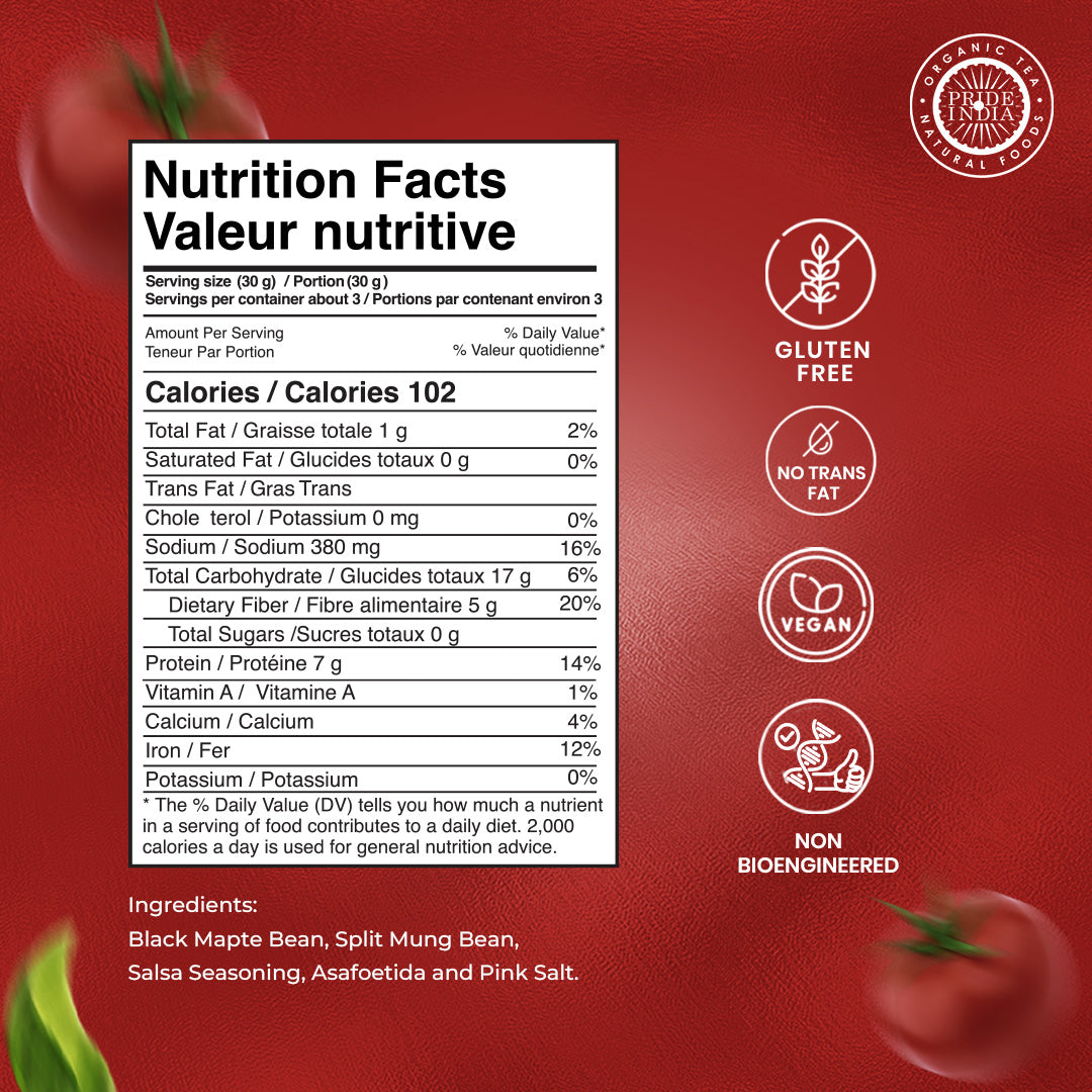Bean Bites Salsa Mexicano Lentil Crisp - Pride Of India