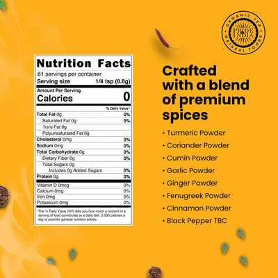Turmeric Tandoori Rub Seasoning - Pride Of India