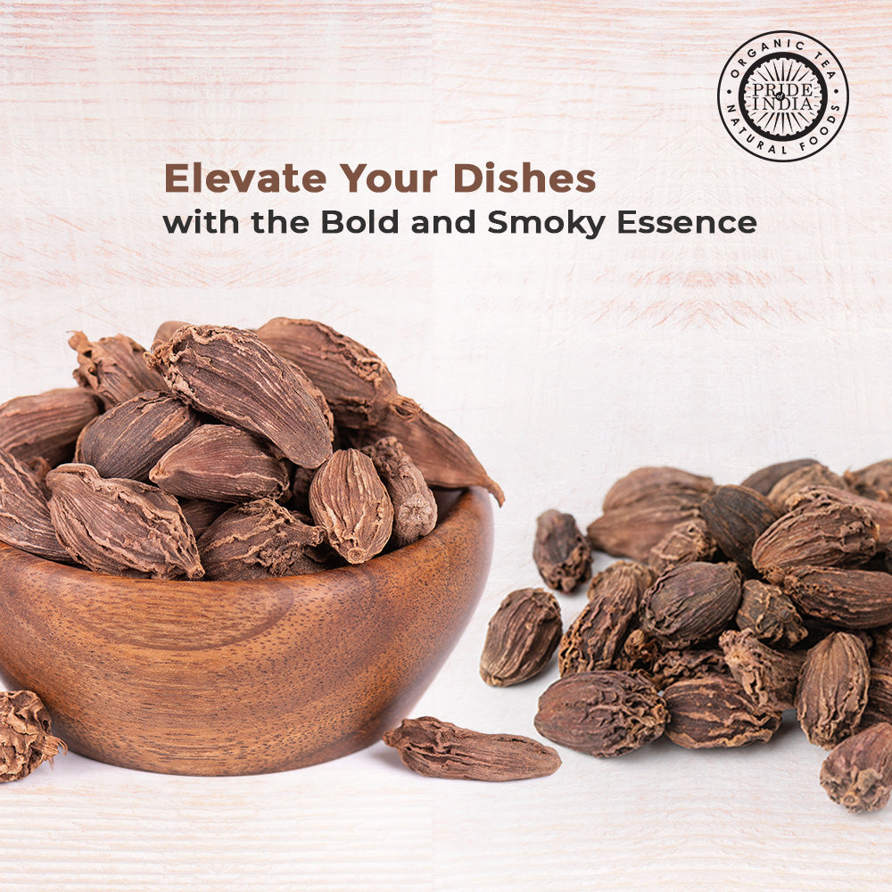 Gourmet Black Cardamom Whole - Pride Of India