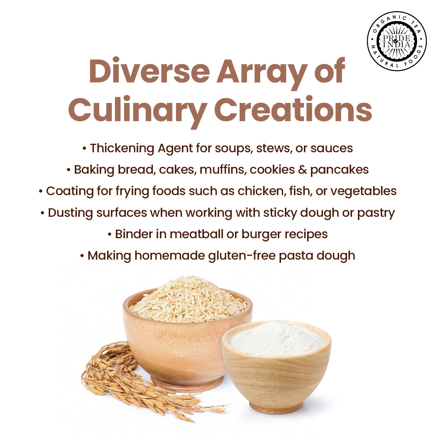 Brown Rice Flour - Pride Of India