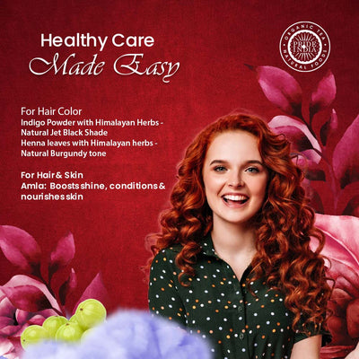 Herbal Hair Color & Care Combo - Pride Of India
