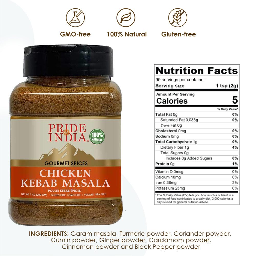 Gourmet Chicken Kebab Masala - Pride Of India