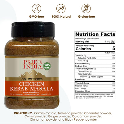 Gourmet Chicken Kebab Masala - Pride Of India