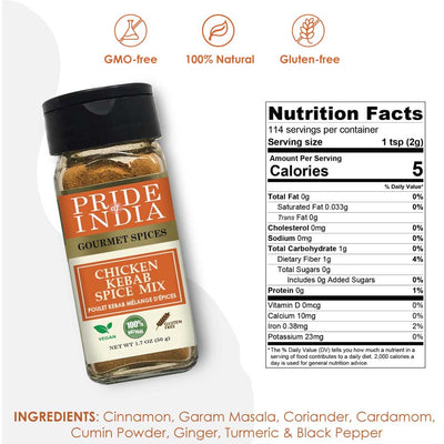 Gourmet Chicken Kebab Masala - Pride Of India