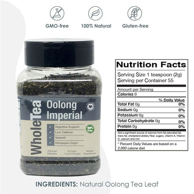 WHOLETEA Natural Himalayan Oolong Full Leaf Tea - Pride Of India